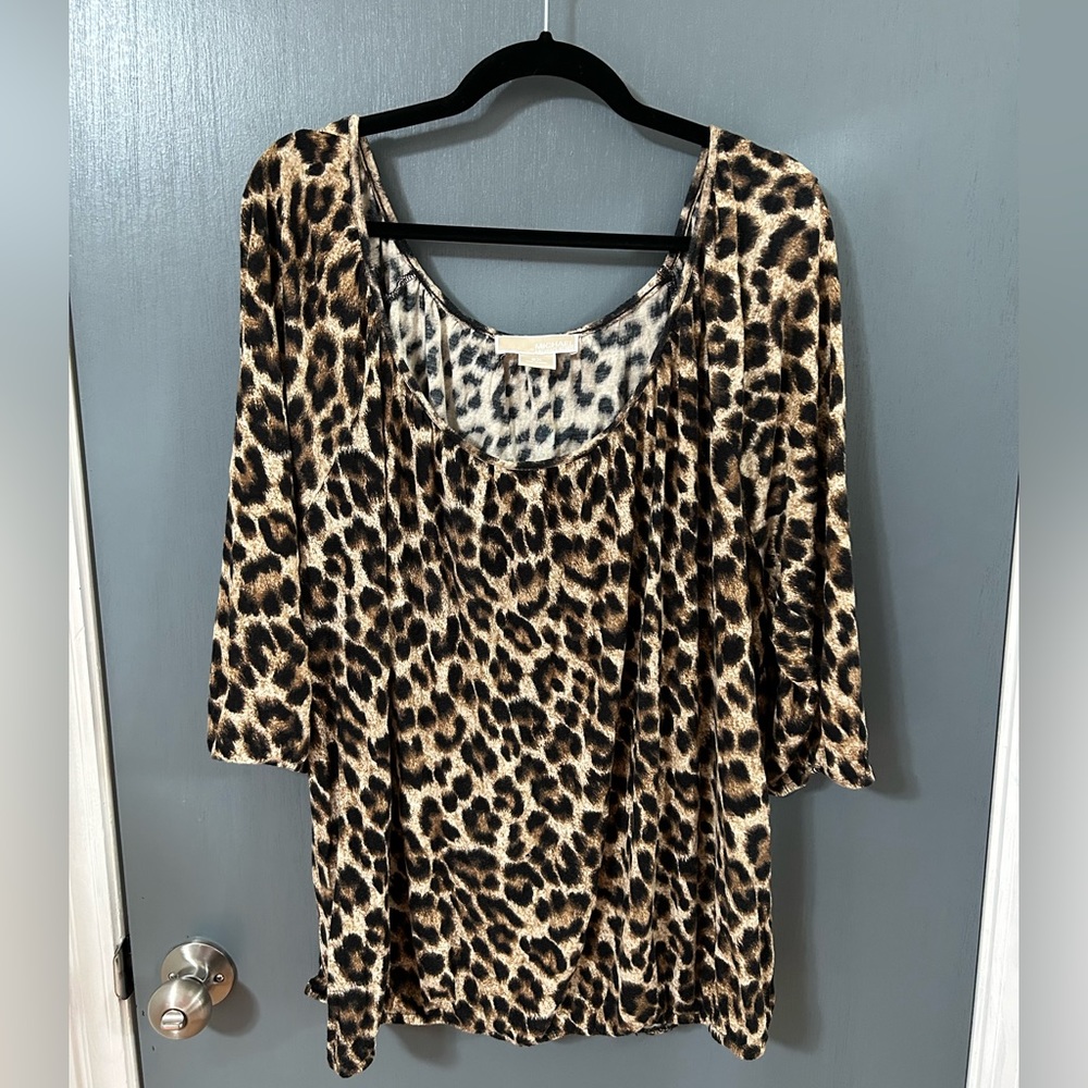 Michal Kors Animal Print Top